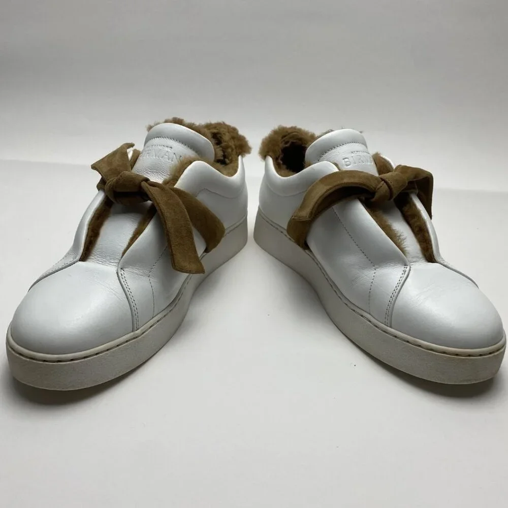 Alexandre Birman Shearling Sneakers Size 38